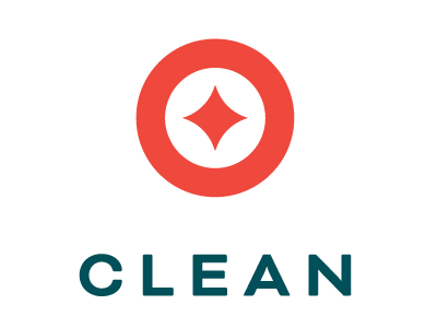 Forte Surfaces Clean text with red icon