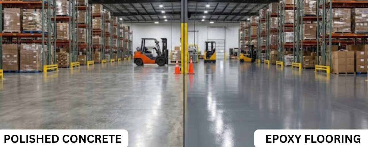 Polished Concrete vs. Epoxy for Warehouse Floors Which Is Better